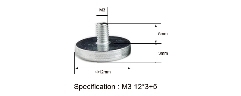 100Pcs/Lot Super Slim Magnet Screws Magnetic Column M3 1208 For P2 P2.5 P3 P4 P5 P6 P10 Indoor LED Module