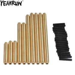 YEAHRUN 10PCS asta di collegamento in ottone telaio sospensione tirante tirante per 1/10 RC Model Car TRX-4 parti TRX4