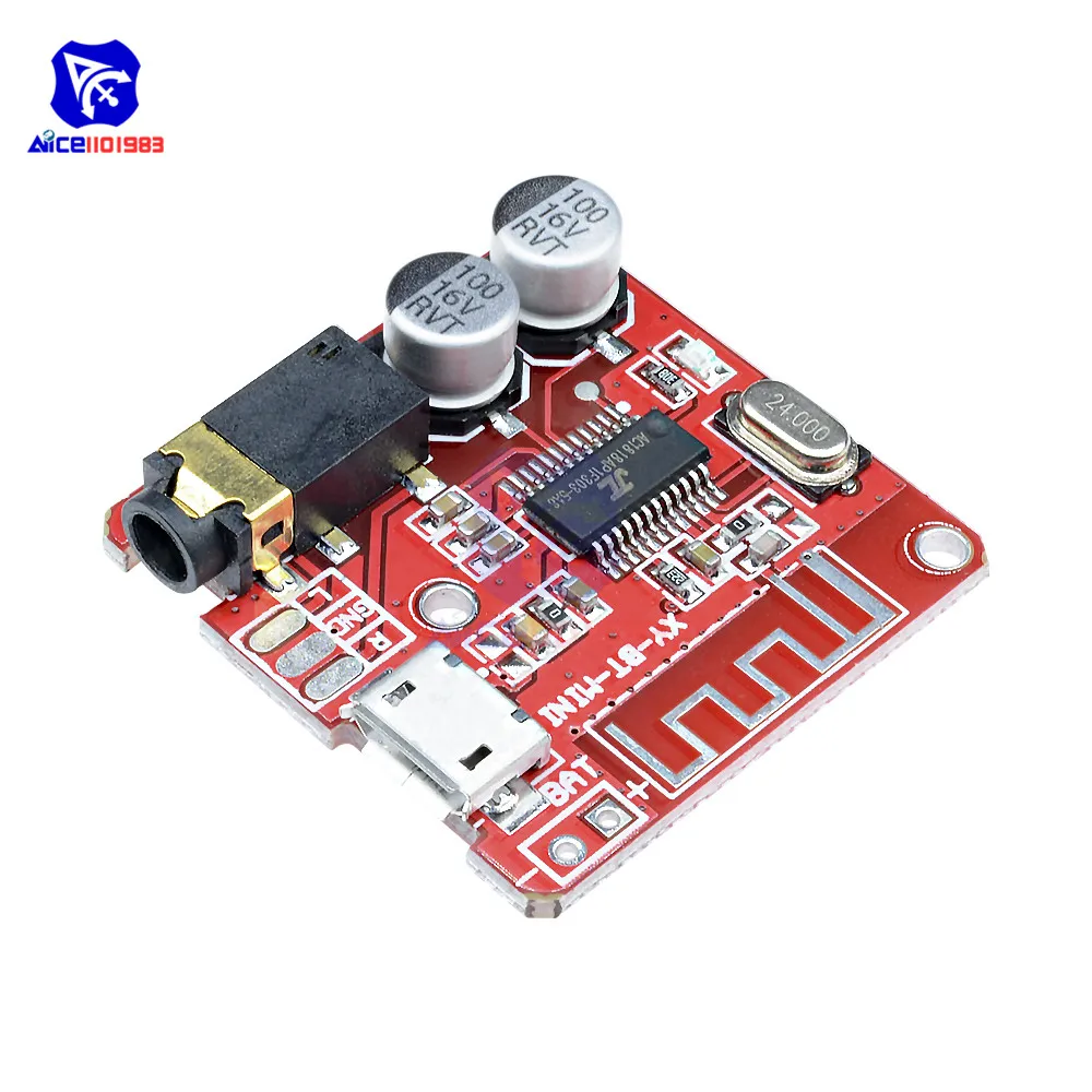 diymore Mini Bluetooth 4.1/ 5.0 MP3 Verlustfreier Decoder Verstärkermodul Micro USB 3.5mm Audioausgang Verstärkerplatine für Auto – Detail 4