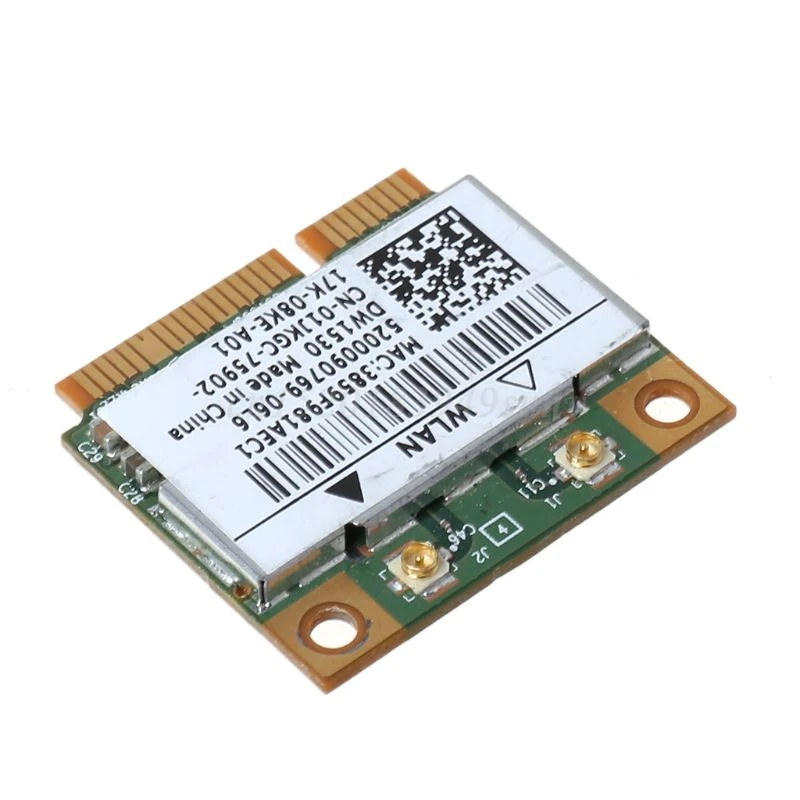 BCM4322 Drahtlose 802.11a/b/g/n Dual Band Mini Pci-e Wifi Karte DW1530 für Dell