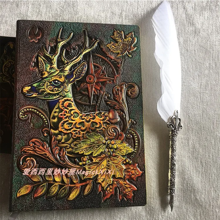 A5 tamanho magic notes relevo notebook 3d capa de caderno