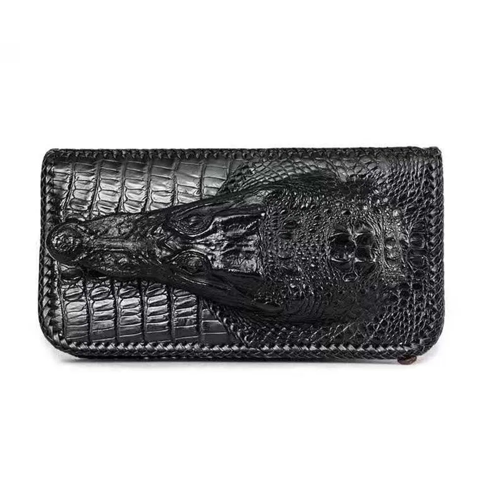 

ouluoer new men clutch bag men crocodile leather bag men crocodile bag