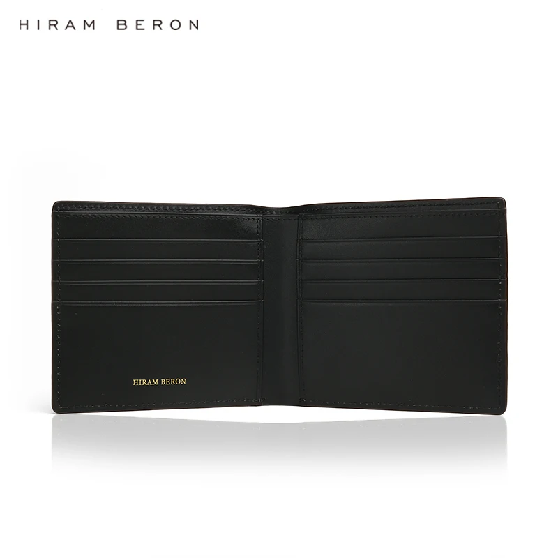 Hiram Beron Personalized Italian Crocodile Pattern Leather Wallet Men Luxury Product Gift for Man Dropship