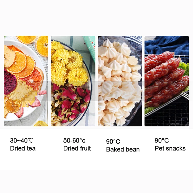 ST-04 الفاكهة مجفف الغذاء المنزلية الغذاء شاي الفواكه الفاصوليا المذابة الحيوانات الأليفة مجفف هواء الفاكهة والخضروات المجففة آلة الفاكهة ال...