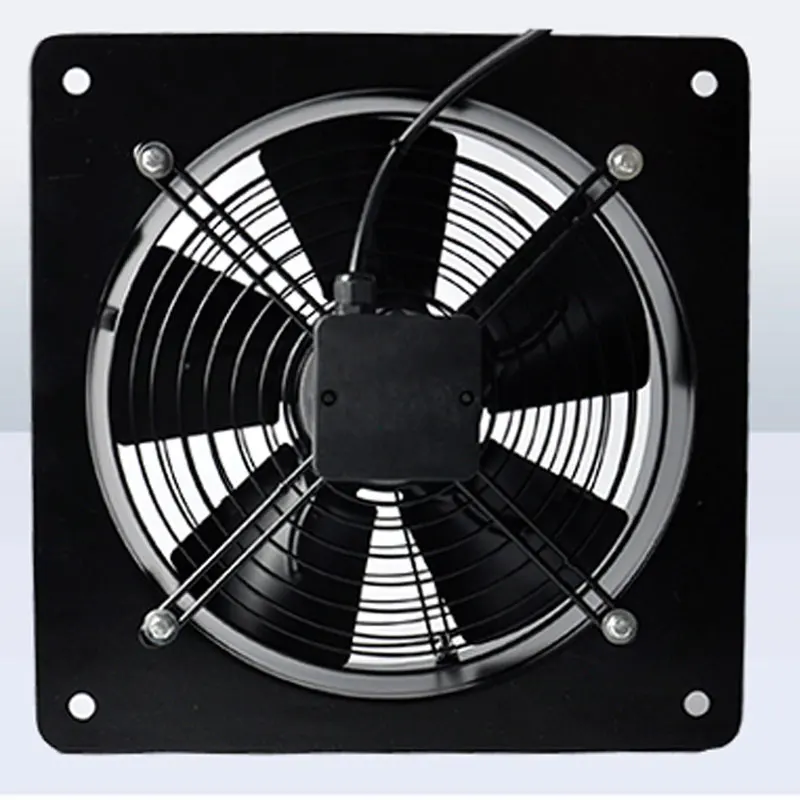 10inch 220V 60/100W Square Outer Rotor Axial Fan Industrial fan Suitable for Workshops, Warehouses, etc