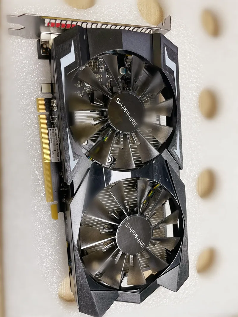 사파이어 AMD Radeon RX 460 2GB 화면 비디오 카드 GPU RX 460 2GB 그래픽 카드 데스크탑 PC 컴퓨터 게임지도 HDMI DVI Original