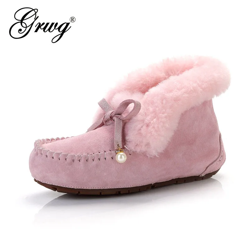 

100% Natural Fur Women Flats Casual Moccasins Comfortable Loafers Genuine Leather Women Shoes Fashion Driving Shoes Woman