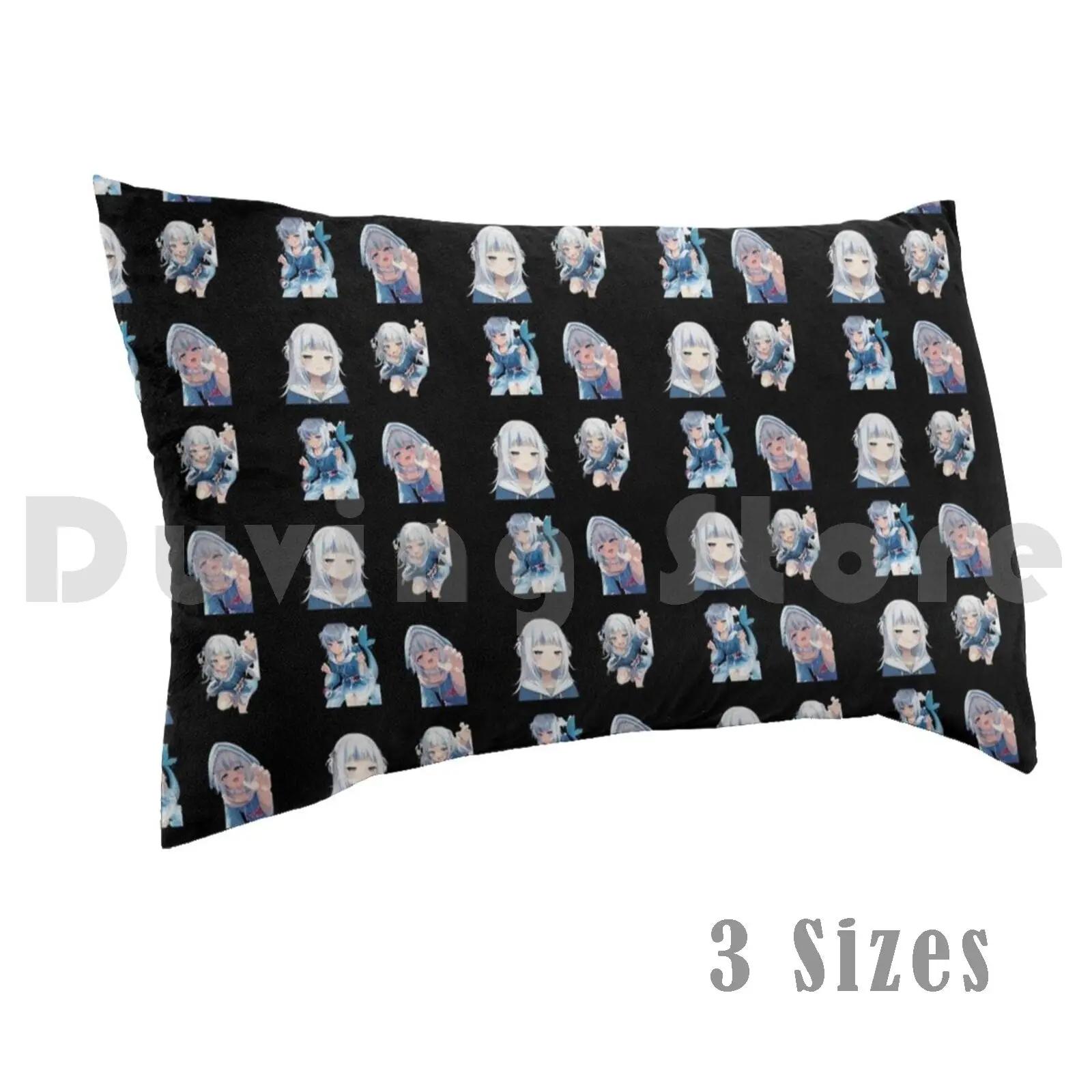 Gawr Gura Cute PackPillow case Hololive Vtuber Gawr Gura Virtual Youtuber Anime Hololive Gura Gawr