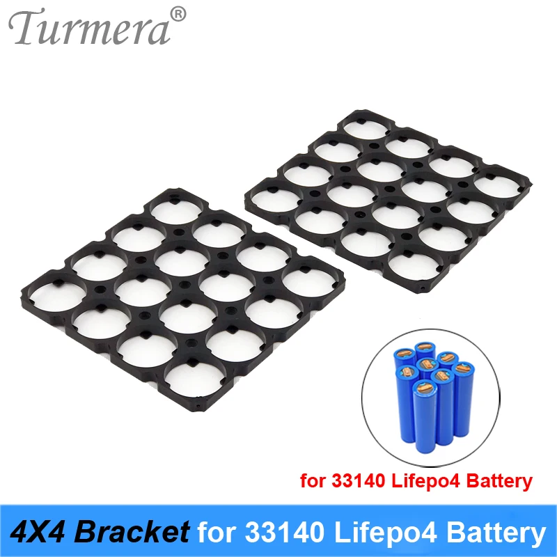 Turmera 4X4 33140 3.2V 15Ah Lifepo4 uchwyt wspornika baterii plastikowa średnica 33.4mm do akumulatora system magazynowania energii słonecznej