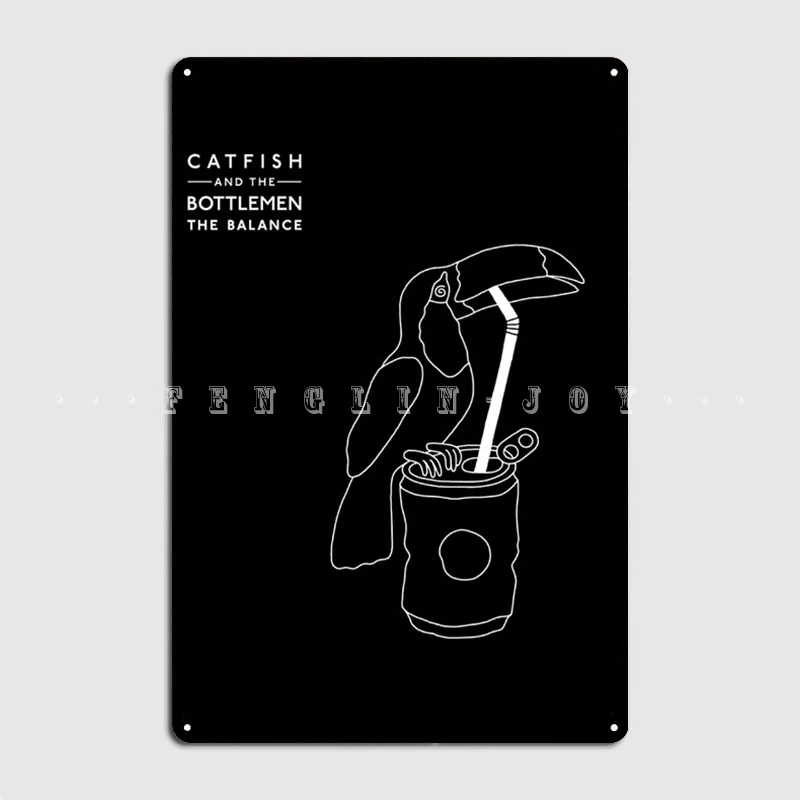 Catfish Lele And The Bottlemen Poster Metal Plaque Classic Club Plaques Party Tin Sign Posters