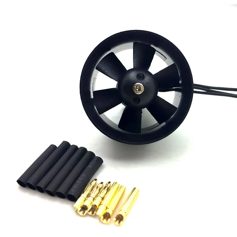 30mm 6 Blades Ducted Fan EDF 5000KV 6000KV 7000KV 14000KV Brushless Motor For DIY RC Airplanes Model Parts