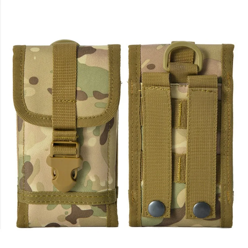 Outdoor Militar y Tactica l Molle Utility Bag Waist Accessories Bag Phone Belt Pouch Case Hiking Camping Hunting Bags