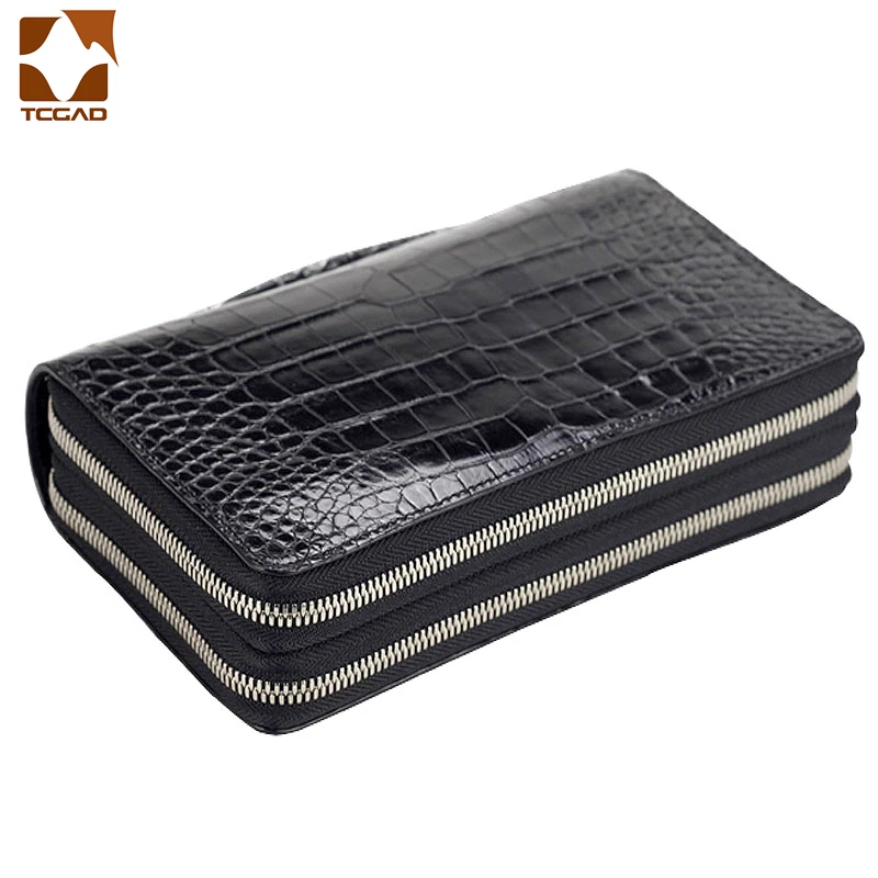 women's wallet Luxury Double Zip purse sac femme cartera mujer sac Money 2019 portefeuille  damski femme  patent leather genuine