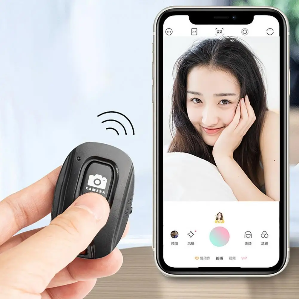 Remote Controller Quick Response Non-delayed Mini Bluetooth4.0 Phone Smart Remote Shutter for Taking Photos