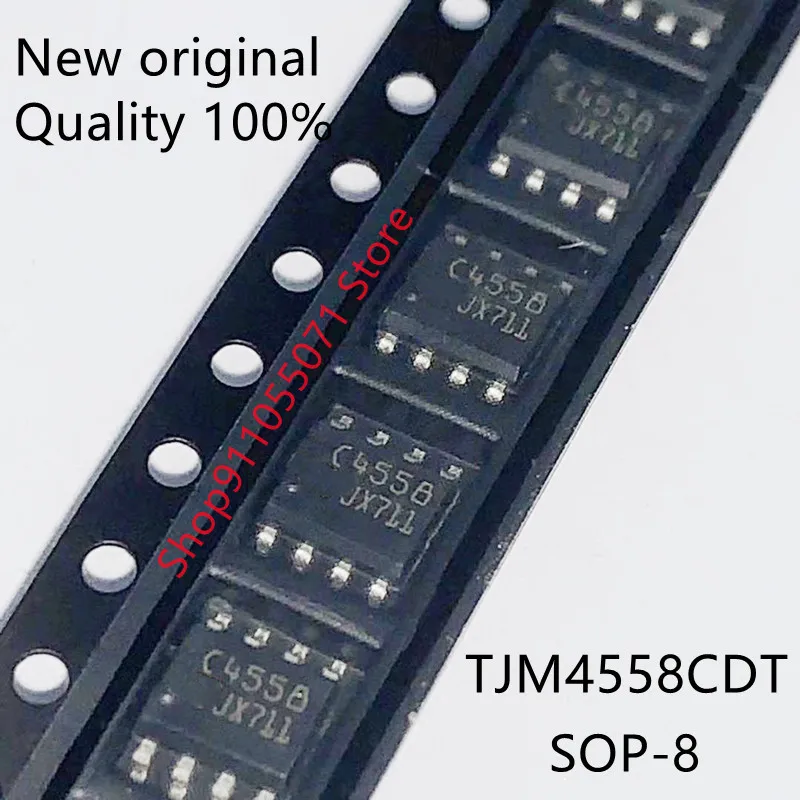 10PCS/LOT  TJM4558CDT SOP8 TJM4558 SOP C4558 SMD SOP-8  Original In Stock