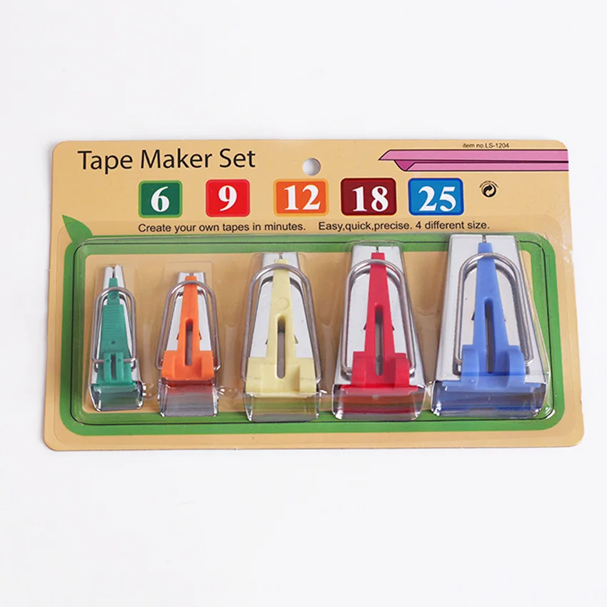DIY Belt maker Pick Size 6mm/9mm/12mm/18mm/25mm Bias Tape Makers Sewing Machine Tools Bias Binding Tape Maker Sewing Accessories image 2