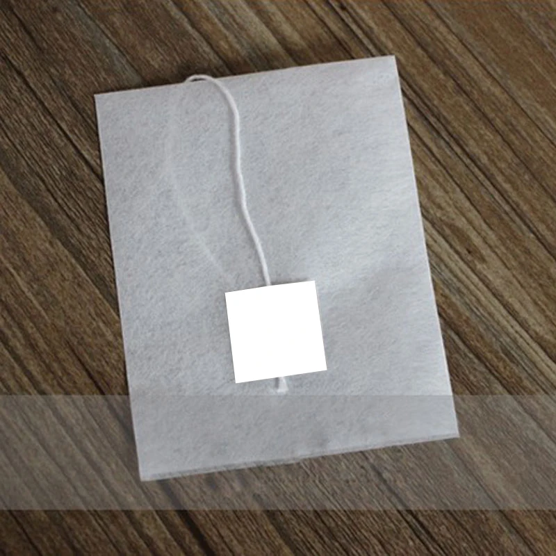 100Pcs/Lot Personality Lace Heat-Sealing Tea Bags Empty Filter Bag Paper With White Tag 7*9cm