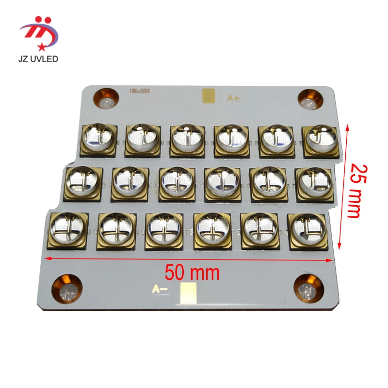 502568 C6B UV LED Module For Uv Gel Curing Lights UV Flatbed Printer Ink Varnish Curing Dry Lamps 365nm 395nm Ultraviolet Lights