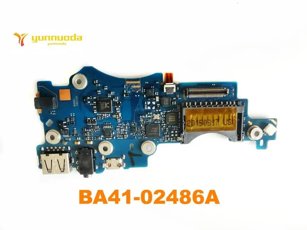 Original for Samsung Series 9 Np900x3l USB Port Power Button Audio board BA41-02486A  tested good free shipping