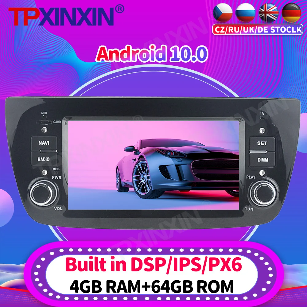 

Android10 PX6 Car Radio For FIAT DOBLO 2010 2011 - 2015 Multimedia Video Recoder Player Navigation GPS Accessories Auto 2din dvd
