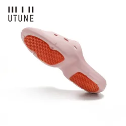 UTUNE Zapatillas para ducha, sandalias de suela antideslizante de goma para mujeres y hombres, zapatos de baño para interiores, zapatos para el hogar para mujeres embarazadas, ancianos, EVA