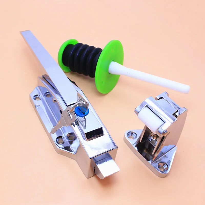 Cam-Lift Safety Latch Freezer Handle Oven Hinge Cold Store Storage Door Cock Hardware Pull Part Industrial Plant Knob