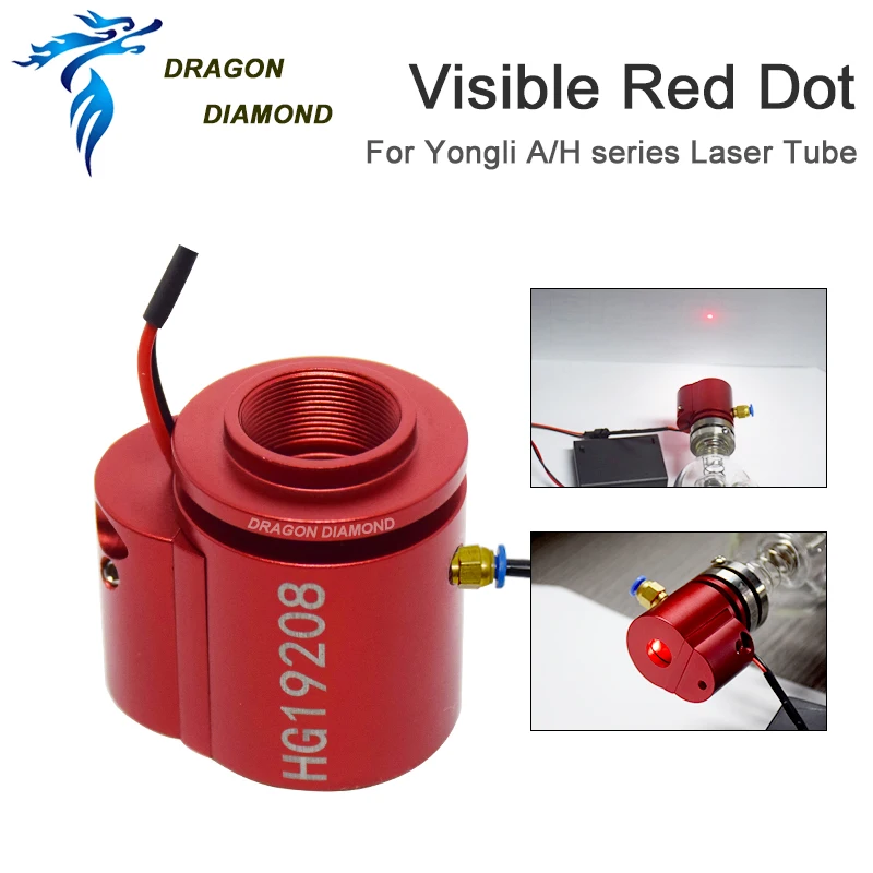 Imagem -06 - Dragon Diamond-yongli h e a Série Red Dot Kit Assistência Usada para Tubo Laser Yongli Ajustando o Caminho da Luz