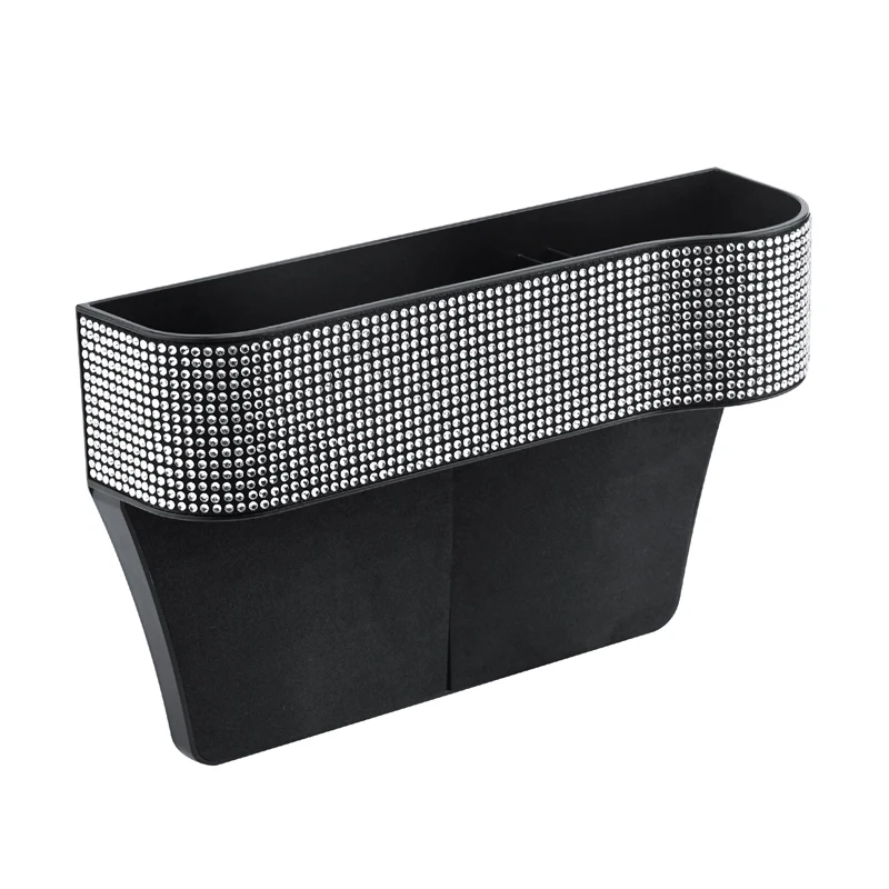 Imitation Diamond-Encrusted Car Trunk Seat Gao Storage Box Cup Bottle Holder Bag Interior Assessoires Interior Organizer Gadget