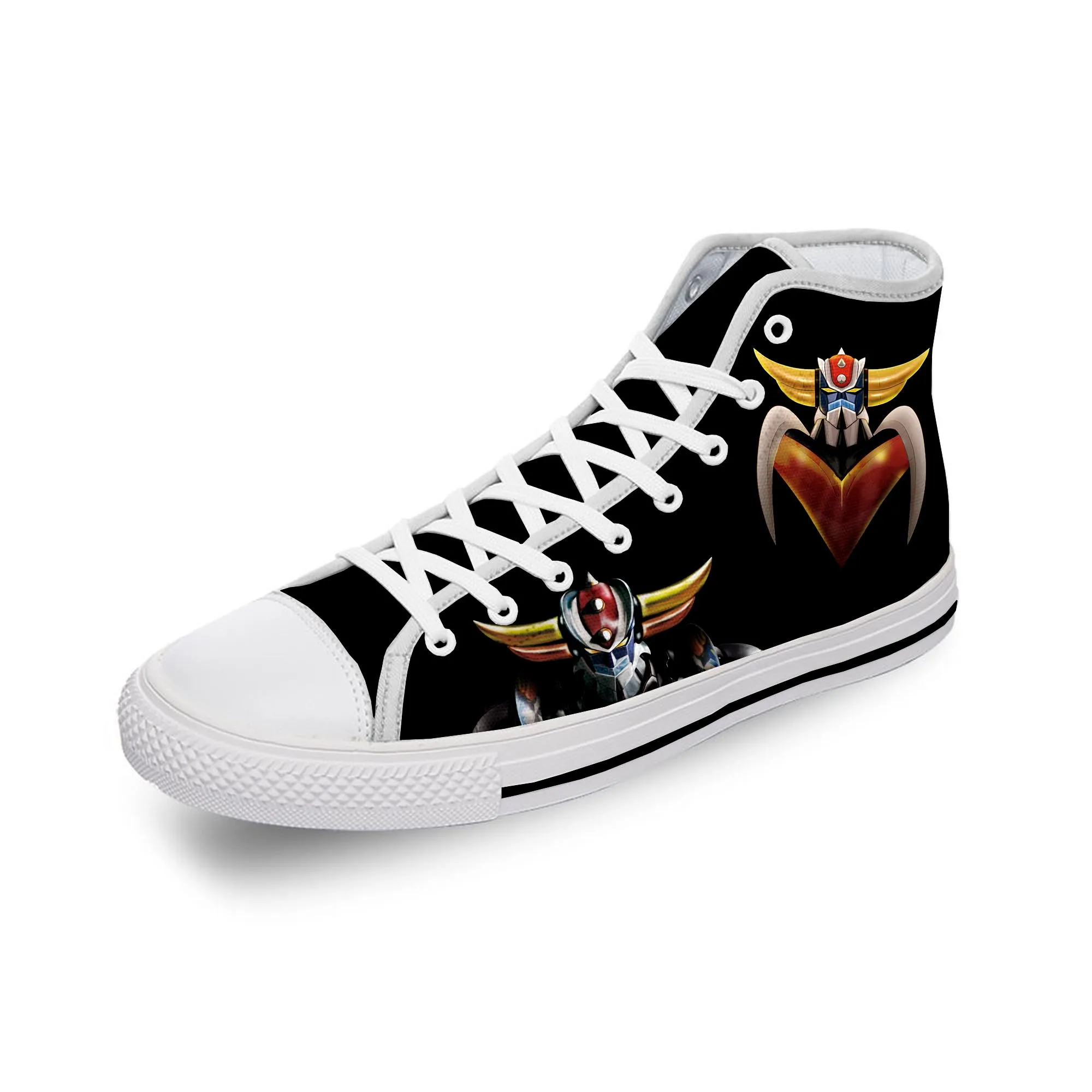 Лидер продаж, НЛО, робот, гольдрейк, грендайзер, аниме, гурендайза, повседневная ткань, 3D принт, высокие брезентовые туфли, мужские, женские, Мужские дышащие кроссовки