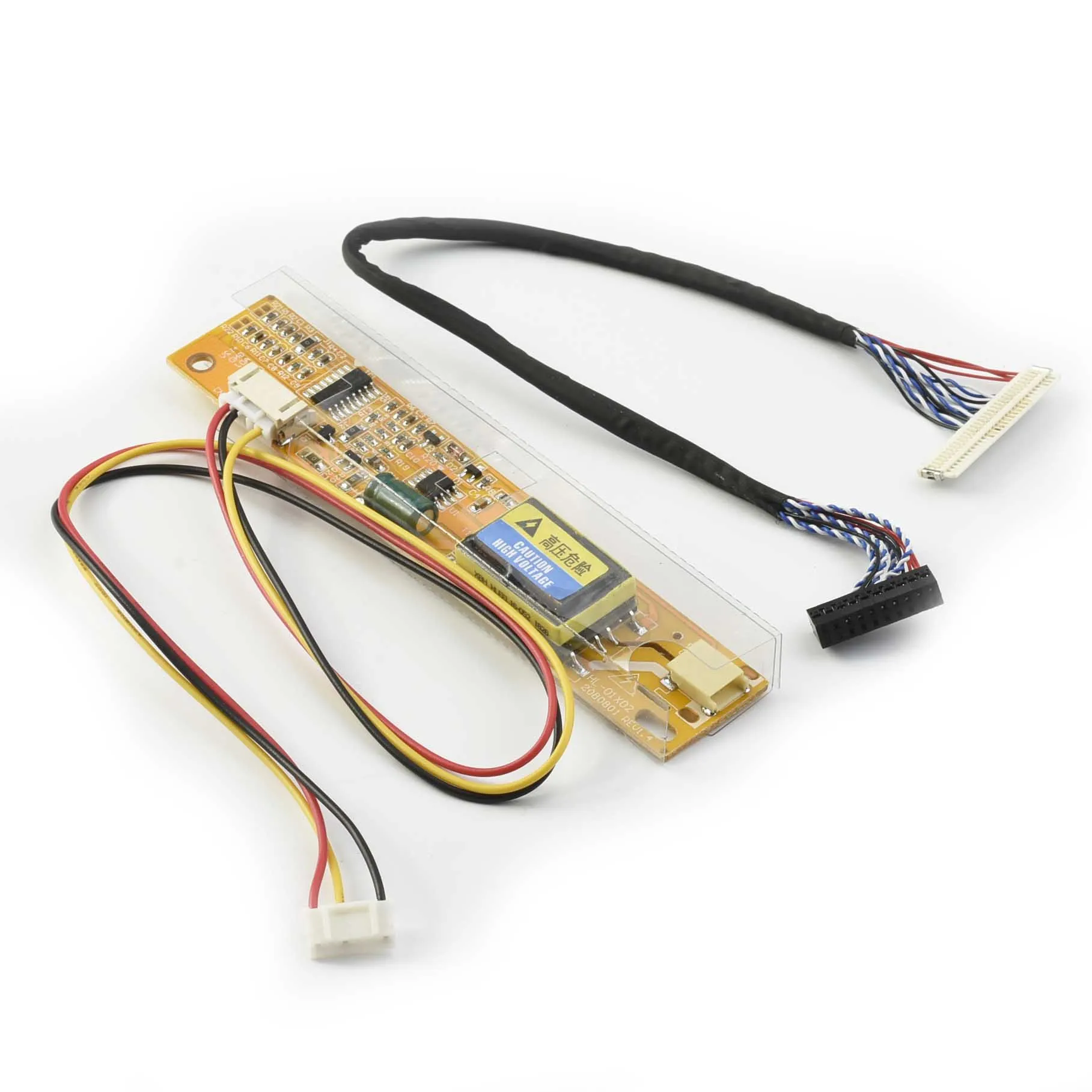 cable inverter kit 30pin 1ch 6bit LVDS cable 25cm+ 1pcs ccfl inverter for LCD computer repair FIX-30P-D6 for 15.4