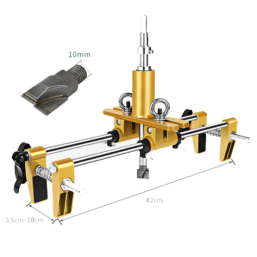 Woodworking Door Lockhole Slotting Machine Doorlock Mortising Template Jig Locksmith Door Opener Mortiser 16/18/20/22/24MM