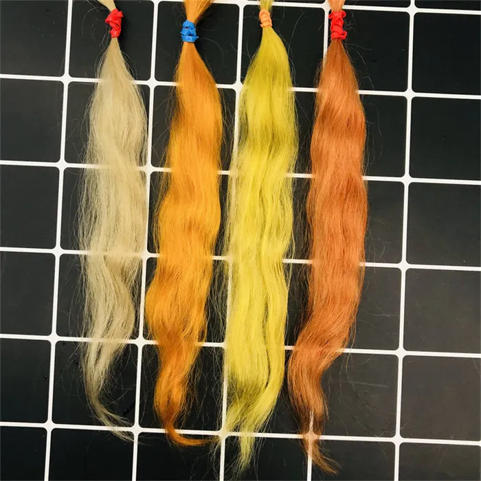 10g /bag Top Quality 15 Colors 20-25cm Reborn Doll Mohair Hand Rooted Doll Hair Wig Multicolor Wig Accessory for DIY SD/BJD Doll