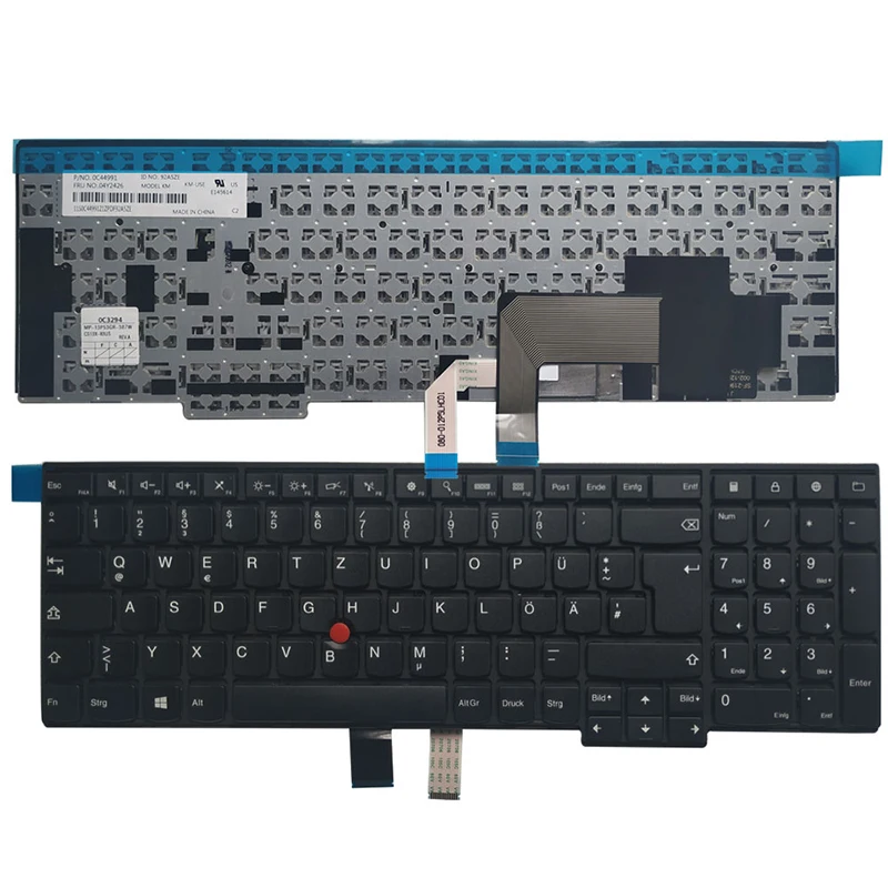 

Новая немецкая клавиатура для ноутбука Lenovo IBM ThinkPad E540 E531 T540 T540P T550 L540 W540 W541 W550s, клавиатура GR без подсветки