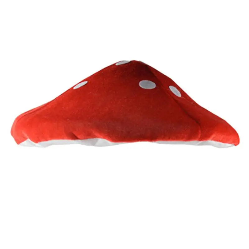 1 Pc Mushroom Hat Toad Hat Red Lovely Creative Decoration Costume Party Ornaments for Festival Decor Adult Kids