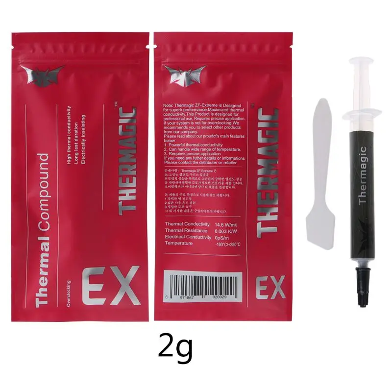 ZF-EX 14.6W/m k High Performance Compound Thermal Paste Conductive Grease Heatsink For CPU GPU Chipset notebook Cooling