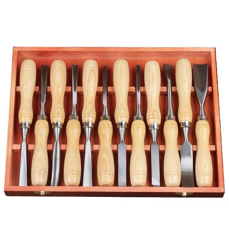 

Wood Carving Set, Wood Working Tools, Chisel, Carving Chisels, Boxed Engraving Knife, 12pcs.