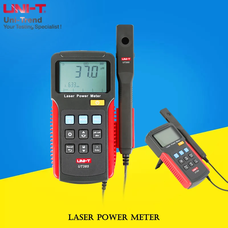 

UNI-T UT385 Laser Power Meter; infrared semiconductor laser power tester/CD player/MD recorder/laser pen power device