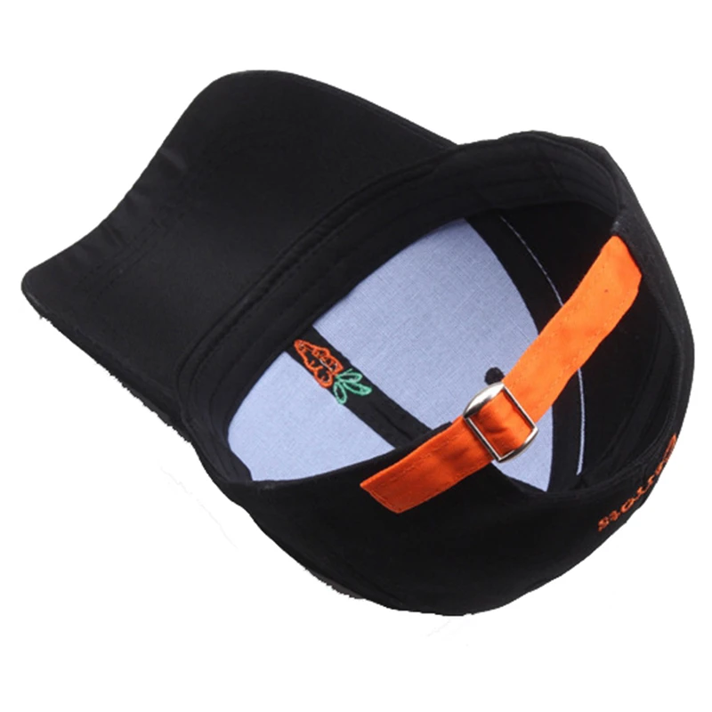 South Korea Ulzzang Cute Carrot Embroidered Casquette Hats Women \'s Summer Casual College Style Baseball Caps Simple Cool  Bq142