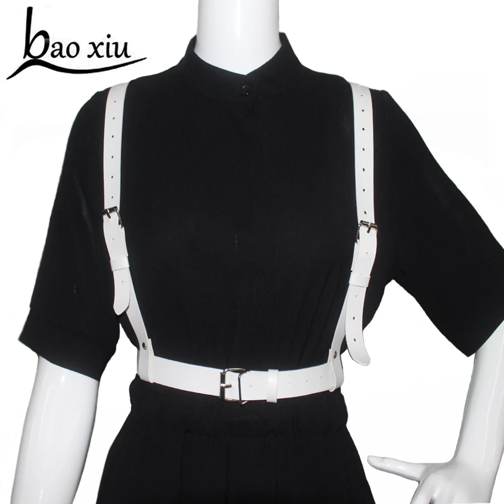 

Sexy Erotic Leather Harness Women Suspenders Garter Belt Women Sexy Body Party Night Club Accessories Body Bondage Chest Belt