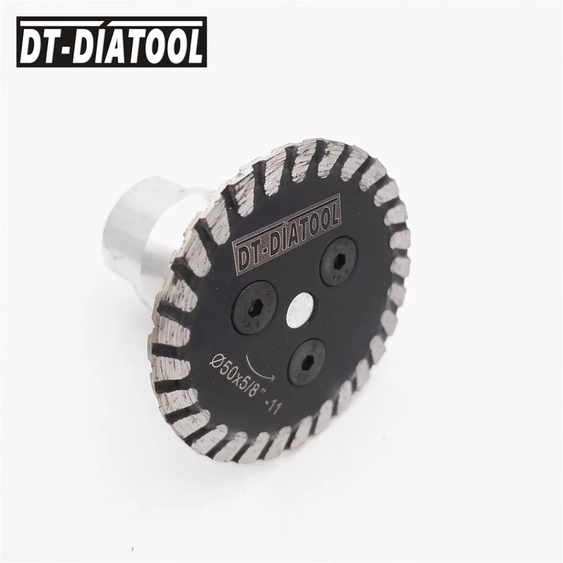 Dt 1Pc Hot Pressed Mini Diamond Blade Met Verwijderbare 5/8-11 Lange Flens En 1Pc Blade