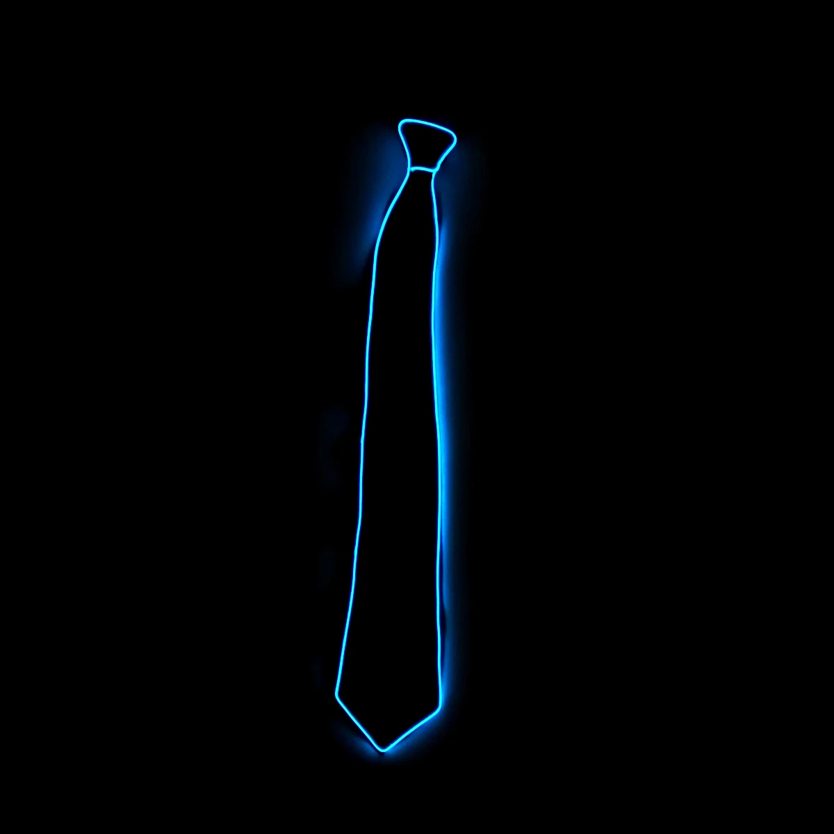 Piscando Neon LED Light Tie, luminosa EL fio gravata, Halloween, Natal, Dança Suprimentos, Decoração do desempenho do casamento