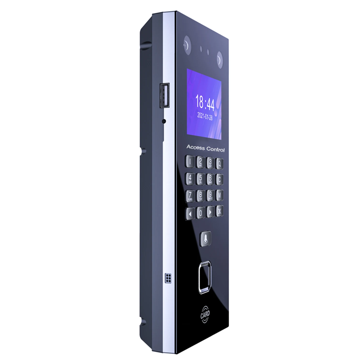 Face Recognition Access Control Facial Detection Door Lock Fingerprint Time Attendance Keypad TCP/IP USB RFID Card Palmprint