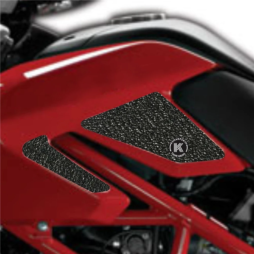 Motorcycle 3D Gasoline Traction Left Right Fuel Fuel Tank Side Knee Pad protector Stickers Decal For DUCATI HYPERMOTARD 939 SP