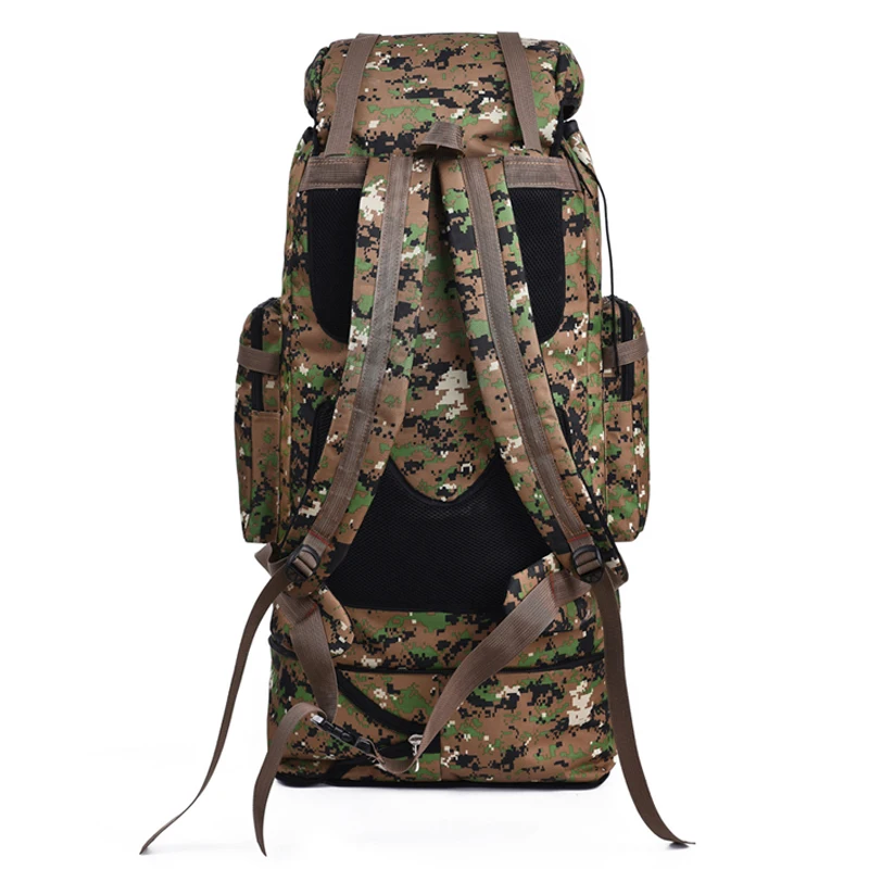 Fonto 100L Large Hiking Camping Camouflage Softback Backpack Military Tactical Bag For Men Women Outdoor Climbing Tra