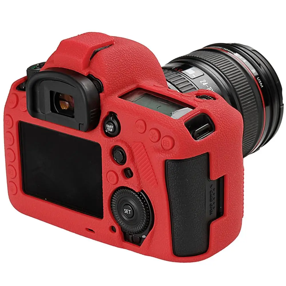 For 5D Mark IV Camera Case High Quality Professional Silicone Rubber Camera Case Cover Detachable Protective