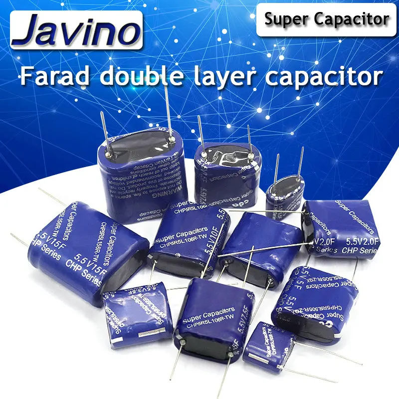 Large capacity super capacitor Farad capacitor 5.5V 0.1/0.47/1.5/1.0/4.0/5.0/f combined double-layer capacitor DIY Kit