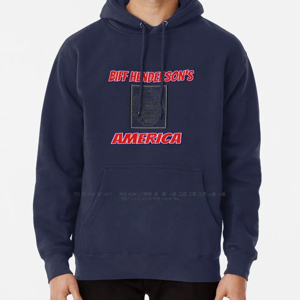 Biff Henderson der Amerika-Spät Nacht Mit David Letterman Hoodie Pullover 6xl Baumwolle Threes Unternehmen Jack Tripper Mr Furley mr