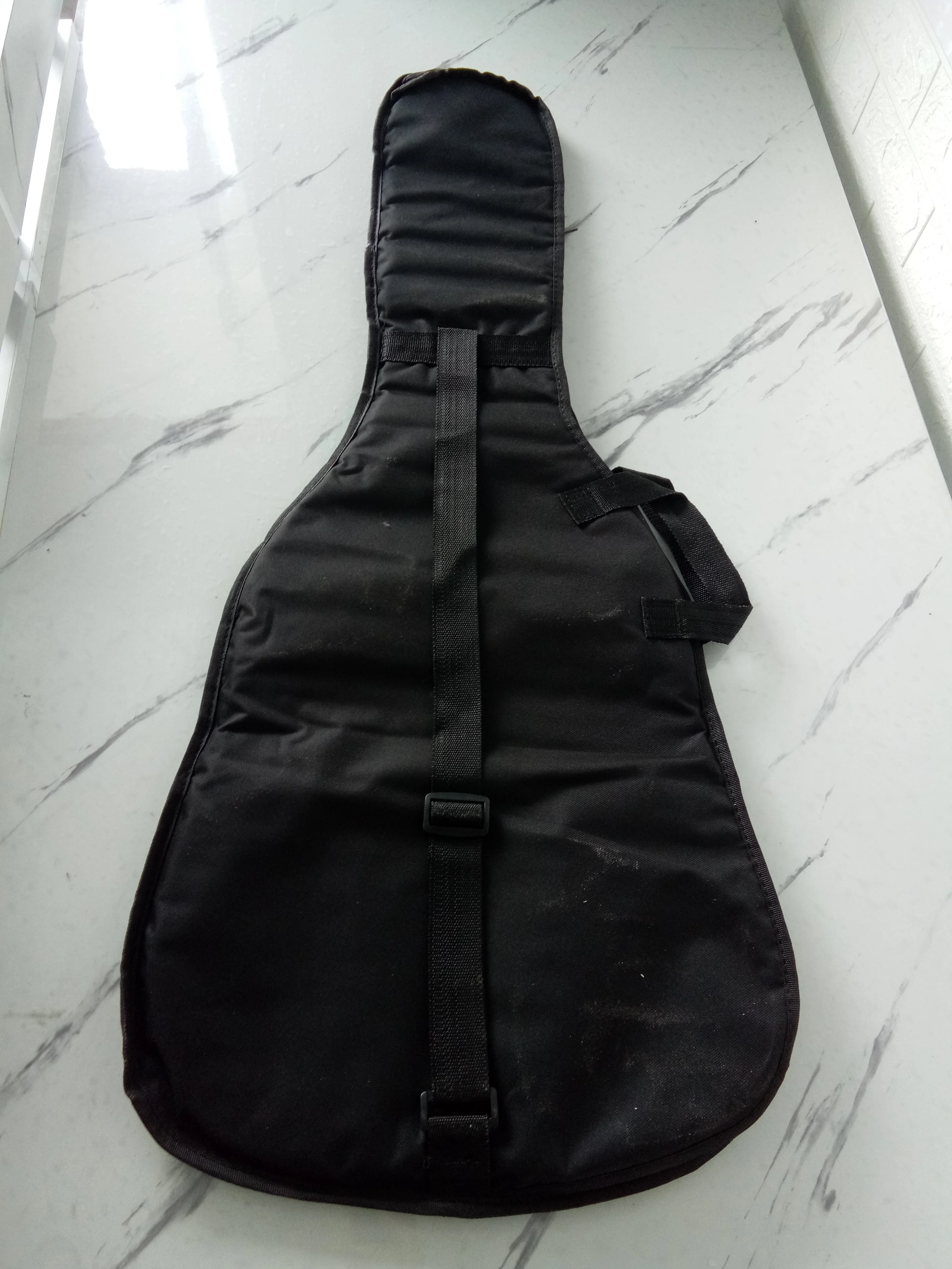 Black Headless electric guitar bag,Double Strapes Thin Bag  BJH-98