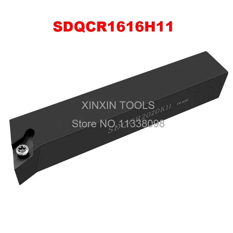 SDQCR1616H11 SDQCL1616H11 Indexable External turning tool holder,SDQCR L CNC Turning Cutter,Lathe machine cutting tool Holder