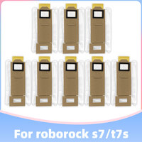 Dust Bag Replacement Compatible for Xiaomi Roborock S7 / T7S Plus Auto-Empty Dock Robot Vacuum Cleaner Spare Parts Accessories